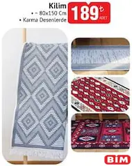 KİLİM 80X150 CM fiyat ve kampanya bilgisi